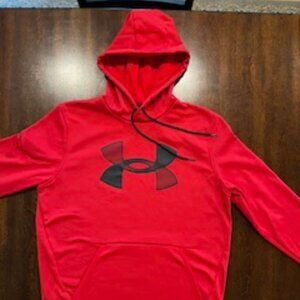 Under Armour Fleece Big Logo Hoodie Red